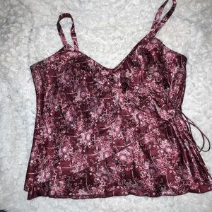 NWT GAP Faux Wrap Blouse W/ Paisley Print Size Large